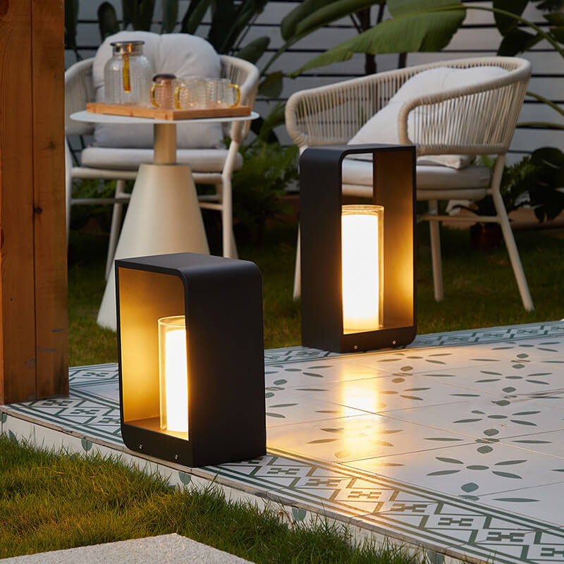 Minimalistisch LED buitenverlichting met acryl kap | Navando