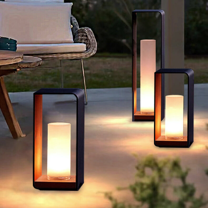 Minimalistisch LED buitenverlichting met acryl kap | Navando