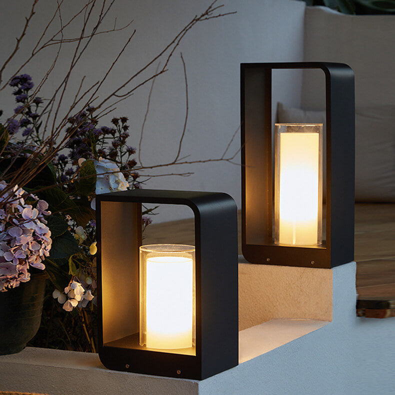 Minimalistisch LED buitenverlichting met acryl kap | Navando