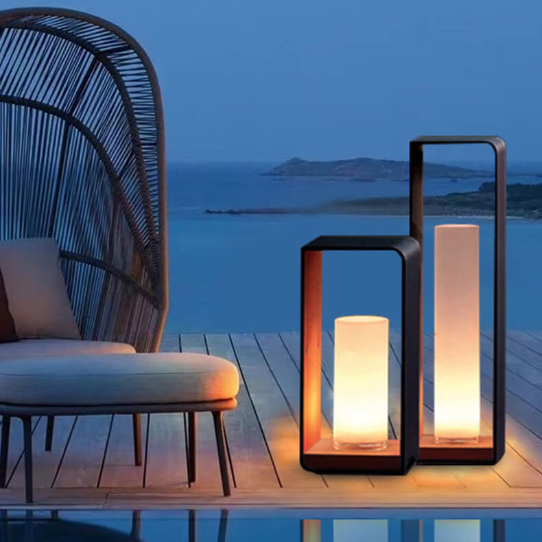 Minimalistisch LED buitenverlichting met acryl kap | Navando