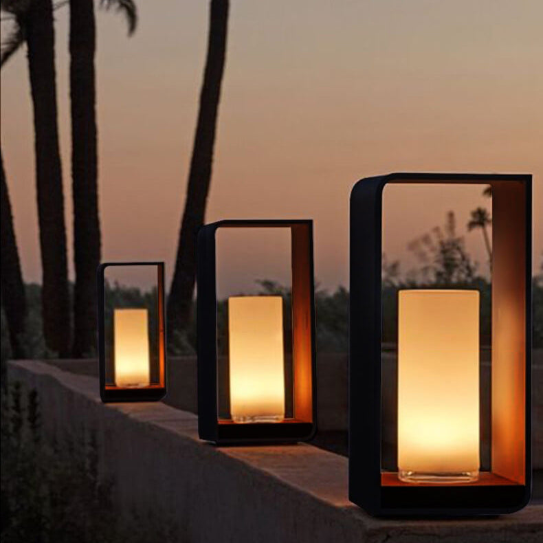 Minimalistisch LED buitenverlichting met acryl kap | Navando