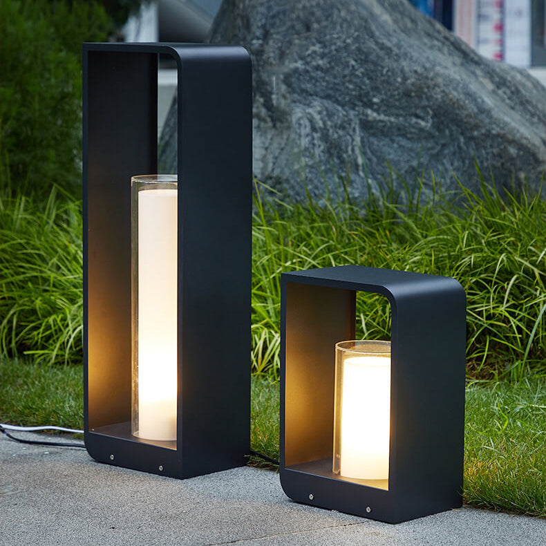 Minimalistisch LED buitenverlichting met acryl kap | Navando