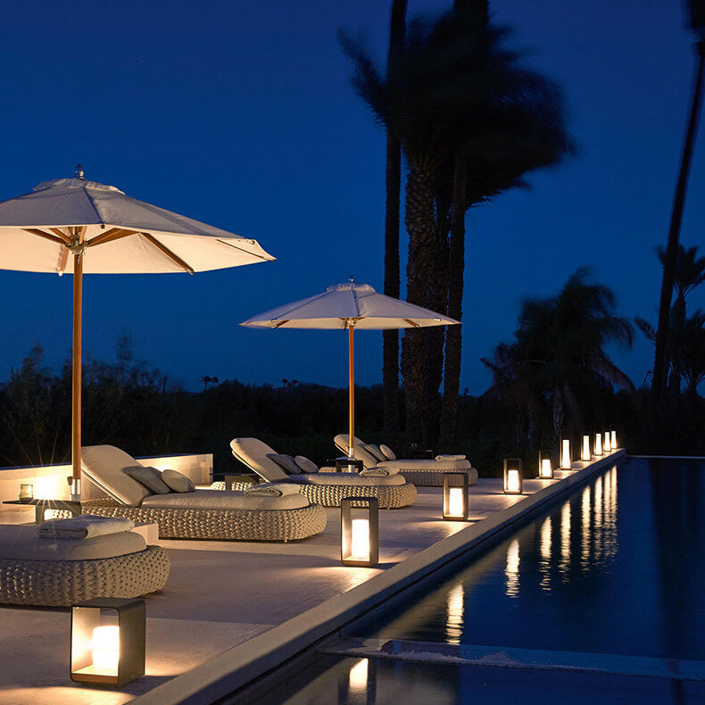 Minimalistisch LED buitenverlichting met acryl kap | Navando