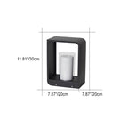 Minimalistisch LED buitenverlichting met acryl kap | Navando