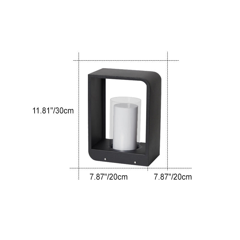Minimalistisch LED buitenverlichting met acryl kap | Navando
