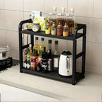 Organizer Piano Cucina 2 Livelli Metallo Salvaspazio Tazze e Spezie