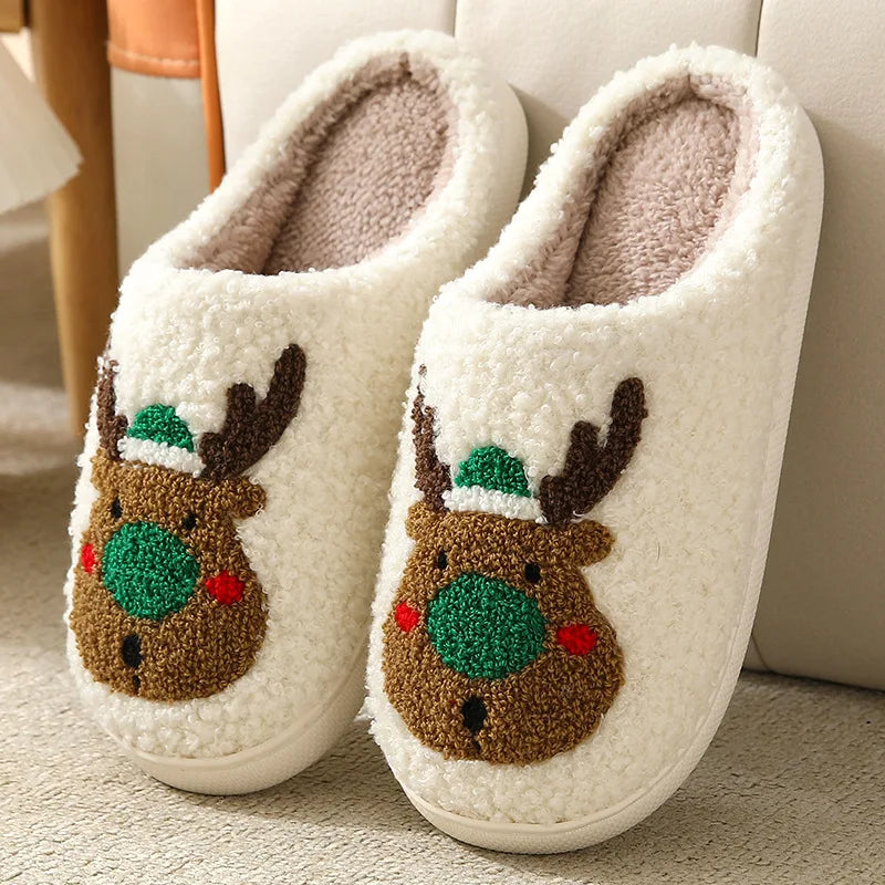 Pantofole Natalizie Antiscivolo Casa Caldo Inverno Unisex