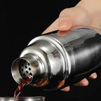 Set Cocktail Professionale 10 Pezzi in Acciaio Inox con Shaker