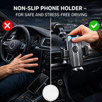Supporto per Auto con Ventosa | Girevole a 360° e Braccio Regolabile