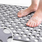 Tappeto Doccia Antiscivolo con Ventose e Scarico Acqua
