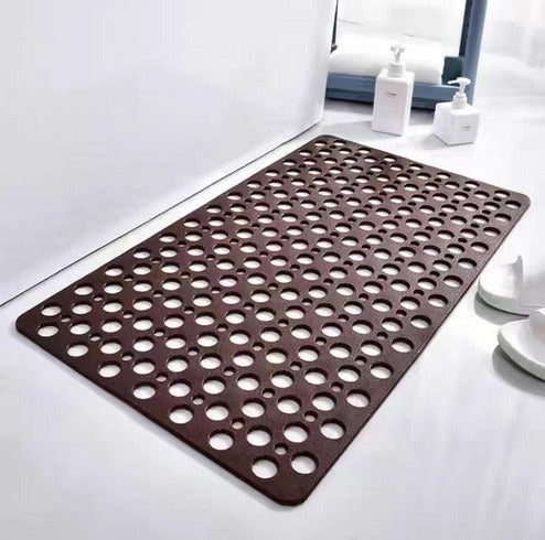 Tappeto Doccia Antiscivolo con Ventose e Scarico Acqua