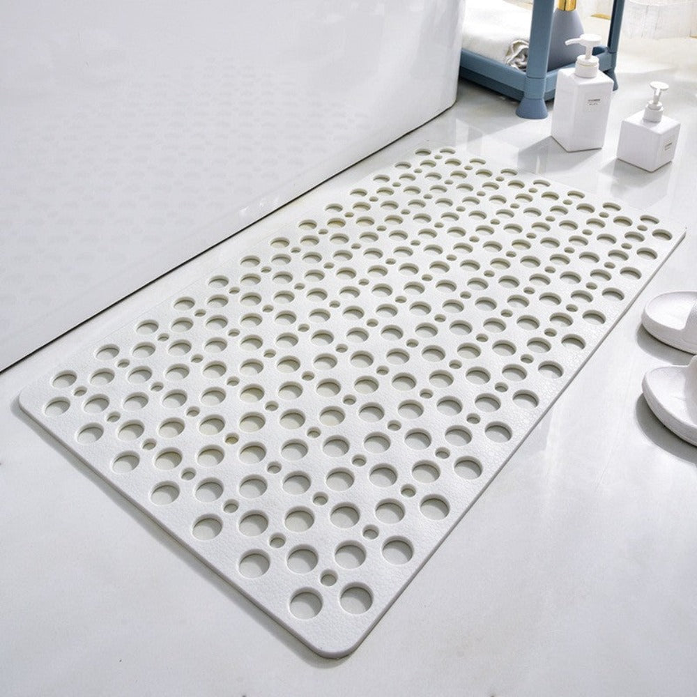 Tappeto Doccia Antiscivolo con Ventose e Scarico Acqua