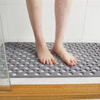 Tappeto Doccia Antiscivolo con Ventose e Scarico Acqua