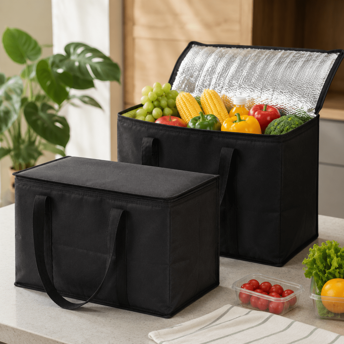 THERMOCARRY – XL Cooler Bag for Fresh Food and Drinks On the Go