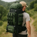 Wearclo | 90L Waterproof Hiking Backpack - Ultra-Light Travel Pack for Outdoor Adventures & Camping