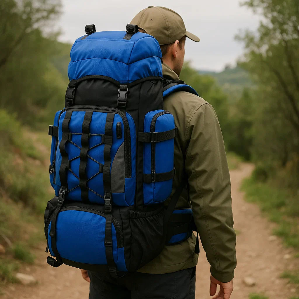 Wearclo | 90L Waterproof Hiking Backpack - Ultra-Light Travel Pack for Outdoor Adventures & Camping