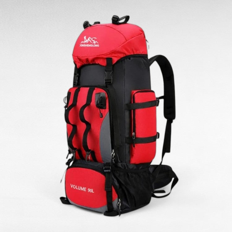 Wearclo | 90L Waterproof Hiking Backpack - Ultra-Light Travel Pack for Outdoor Adventures & Camping