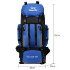 Wearclo | 90L Waterproof Hiking Backpack - Ultra-Light Travel Pack for Outdoor Adventures & Camping