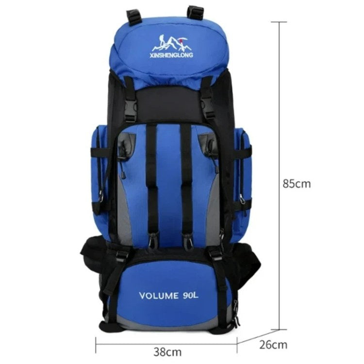 Wearclo | 90L Waterproof Hiking Backpack - Ultra-Light Travel Pack for Outdoor Adventures & Camping