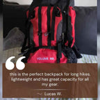 Wearclo | 90L Waterproof Hiking Backpack - Ultra-Light Travel Pack for Outdoor Adventures & Camping
